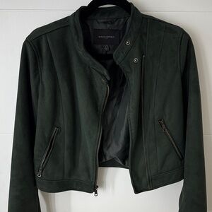 Banana Republic Dark Green “Suede” Jacket